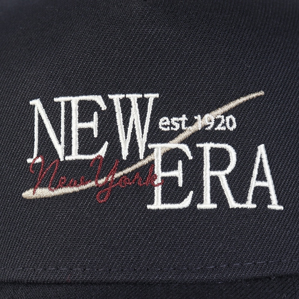 ニューエラ（NEW ERA）（メンズ）帽子 キャップ 940 A-Frame トラッカー Wind ロゴ 黒 14388590 シンプル カジュアル おしゃれ 旅行 お出かけ