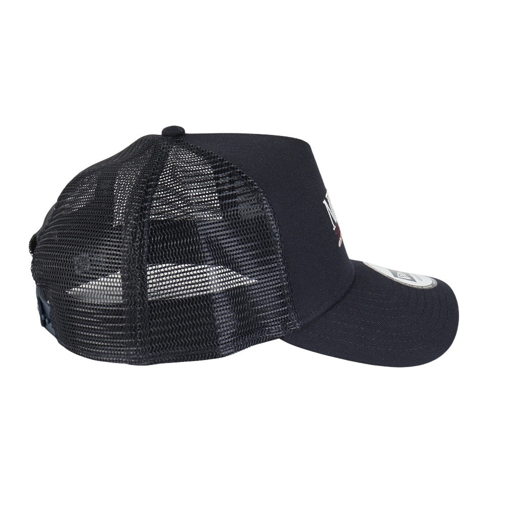 ニューエラ（NEW ERA）（メンズ）帽子 キャップ 940 A-Frame トラッカー Wind ロゴ 黒 14388590 シンプル カジュアル おしゃれ 旅行 お出かけ
