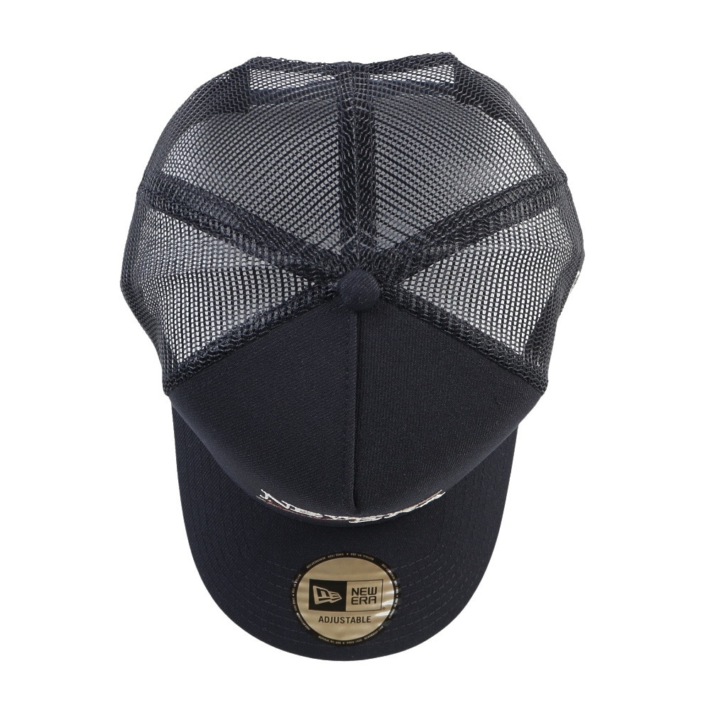 ニューエラ（NEW ERA）（メンズ）帽子 キャップ 940 A-Frame トラッカー Wind ロゴ 黒 14388590 シンプル カジュアル おしゃれ 旅行 お出かけ