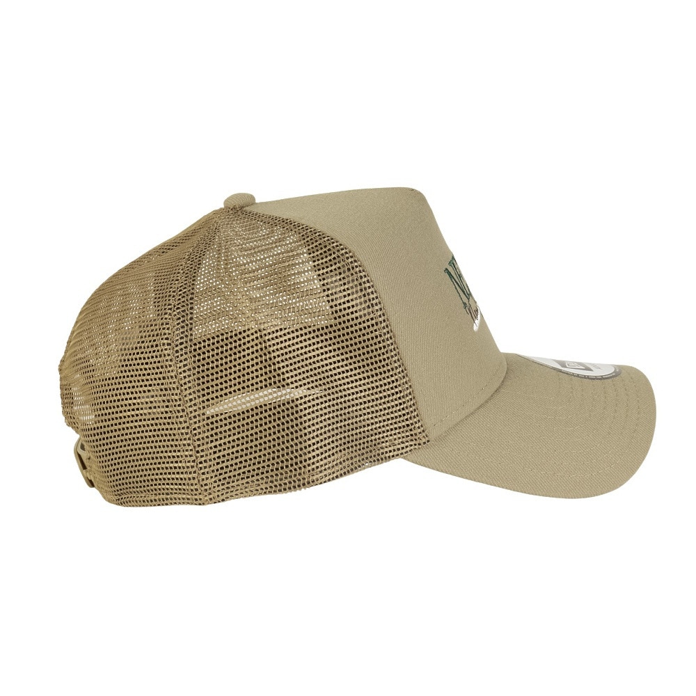 ニューエラ（NEW ERA）（メンズ、レディース）帽子 キャップ 9FORTY A-Frame トラッカー カーキ Wind Logo 14388592 シンプル カジュアル おしゃれ スト系
