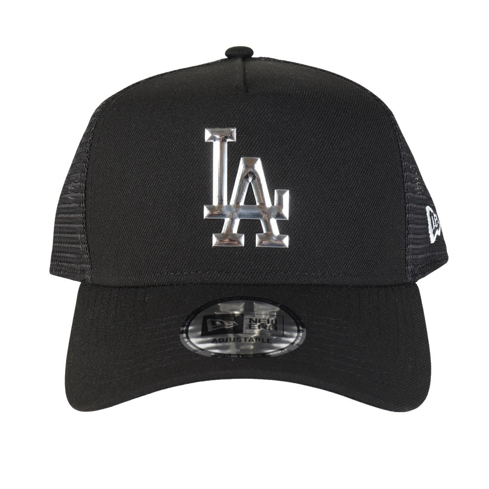 ニューエラ（NEW ERA）（メンズ、レディース）帽子 キャップ 940 A-Frame トラッカー TPU ロゴ ロサンゼルス・ドジャース 黒 14388594 メッシュ おしゃれ 旅行