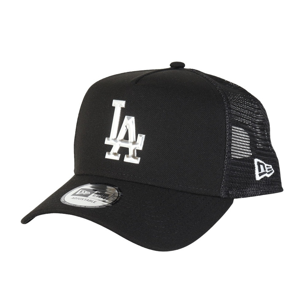 ニューエラ（NEW ERA）（メンズ、レディース）帽子 キャップ 940 A-Frame トラッカー TPU ロゴ ロサンゼルス・ドジャース 黒 14388594 メッシュ おしゃれ 旅行
