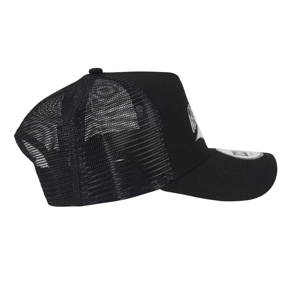 ニューエラ（NEW ERA）（メンズ、レディース）帽子 キャップ 9FORTY A-Frame トラッカー TPU Logo Cheer 黒 14388596 シンプル カジュアル おしゃれ スト系