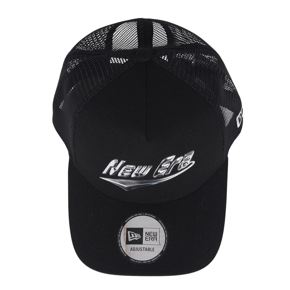 ニューエラ（NEW ERA）（メンズ、レディース）帽子 キャップ 9FORTY A-Frame トラッカー TPU Logo Cheer 黒 14388596 シンプル カジュアル おしゃれ スト系