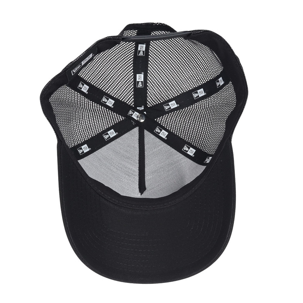 ニューエラ（NEW ERA）（メンズ、レディース）帽子 キャップ 9FORTY A-Frame トラッカー TPU Logo Cheer 黒 14388596 シンプル カジュアル おしゃれ スト系