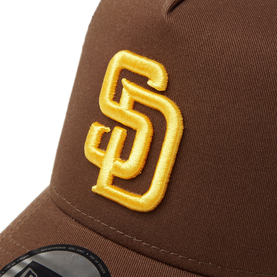 ニューエラ（NEW ERA）（メンズ、レディース）メッシュキャップ 9FORTY A-Frame トラッカー MLB Side Patch サンディエゴ・パドレス 14388605