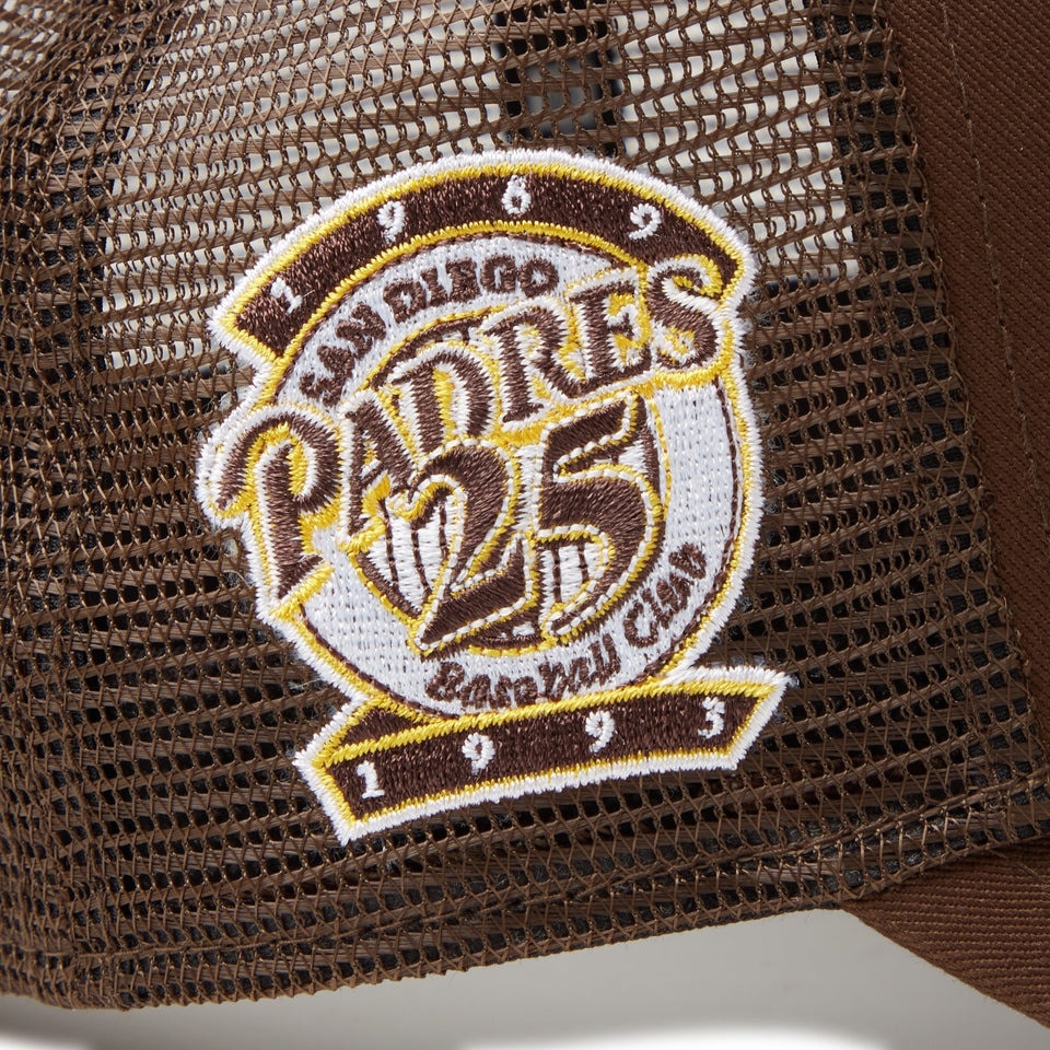 ニューエラ（NEW ERA）（メンズ、レディース）メッシュキャップ 9FORTY A-Frame トラッカー MLB Side Patch サンディエゴ・パドレス 14388605