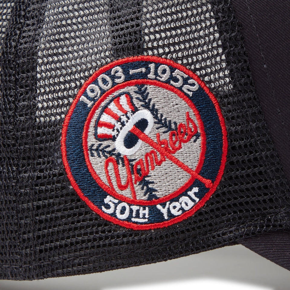 ニューエラ（NEW ERA）（メンズ、レディース）メッシュキャップ 9FORTY A-Frame トラッカー MLB Side Patch ニューヨーク・ヤンキース 14388606