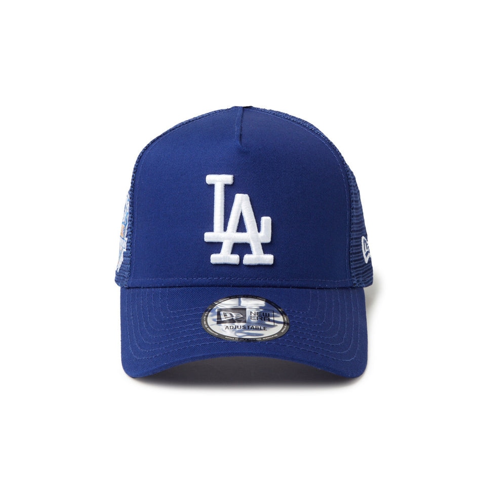 ニューエラ（NEW ERA）（メンズ、レディース）メッシュキャップ 9FORTY A-Frame トラッカー MLB Side Patch ロサンゼルス・ドジャース 14388607