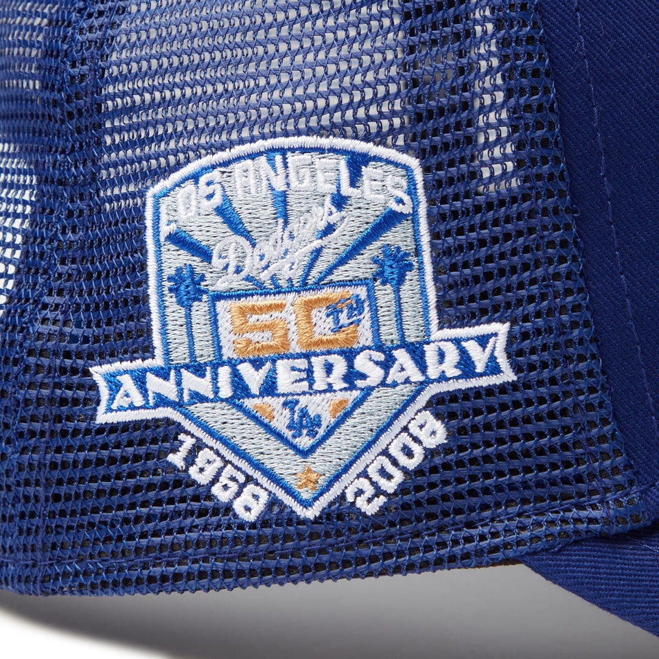 ニューエラ（NEW ERA）（メンズ、レディース）メッシュキャップ 9FORTY A-Frame トラッカー MLB Side Patch ロサンゼルス・ドジャース 14388607