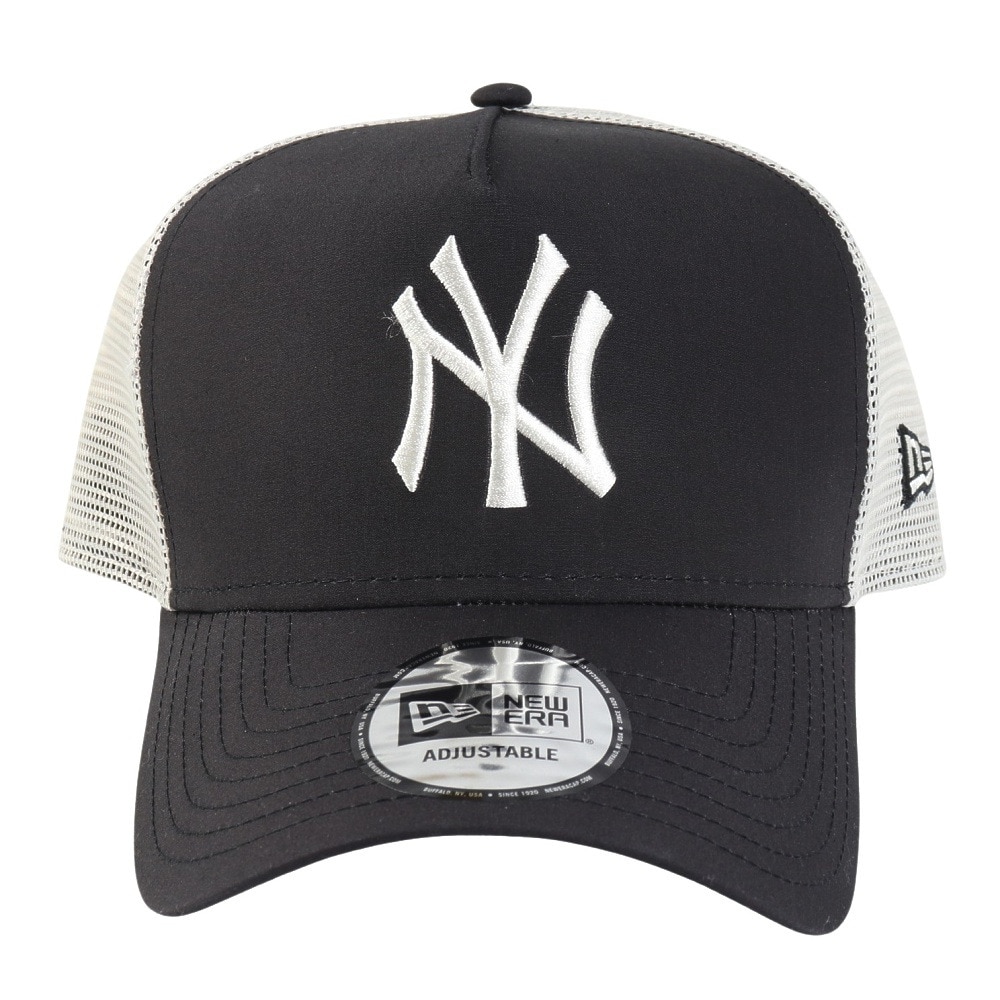ニューエラ（NEW ERA）（メンズ、レディース）帽子 キャップ 9FORTY A-Frame トラッカー MLB Typewriter ニューヨーク・ヤンキース 14388614 軽量 