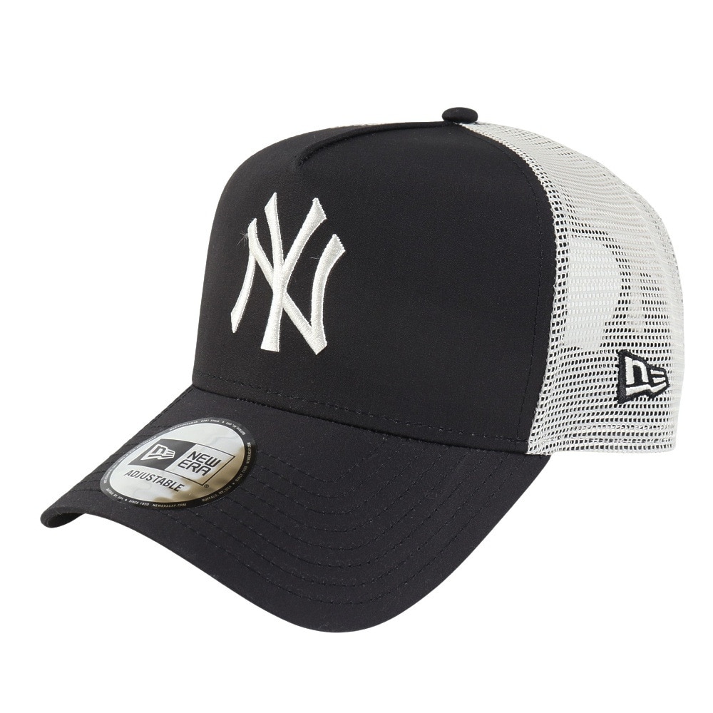 ニューエラ（NEW ERA）（メンズ、レディース）帽子 キャップ 9FORTY A-Frame トラッカー MLB Typewriter ニューヨーク・ヤンキース 14388614 軽量 