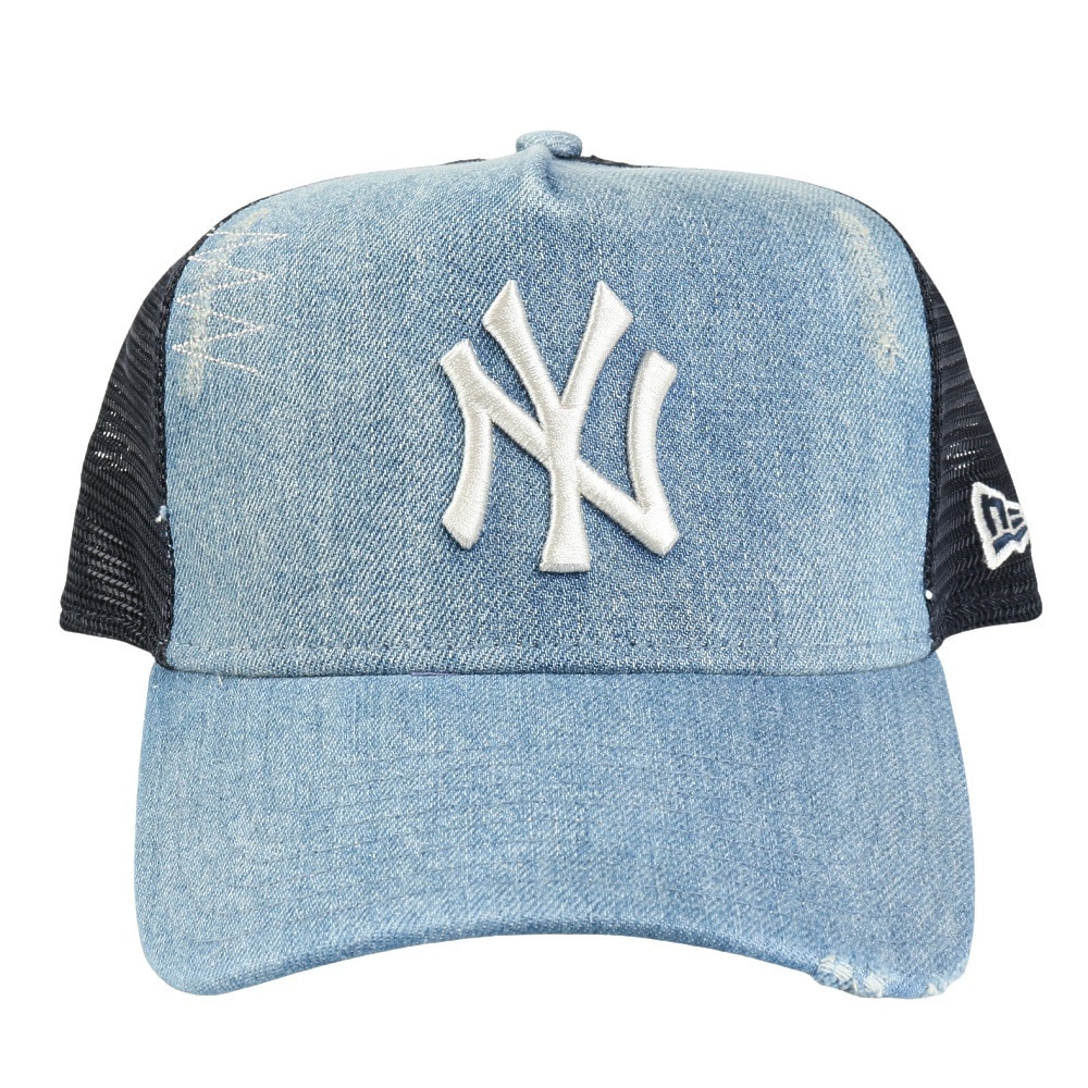 ニューエラ（NEW ERA）（メンズ、レディース）帽子 キャップ 9FORTY A-Frame トラッカー Damaged Series ニューヨーク・ヤンキース 14388619