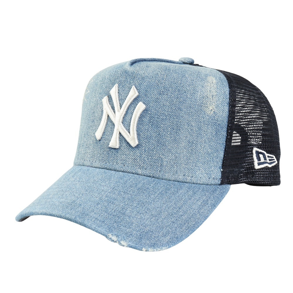 ニューエラ（NEW ERA）（メンズ、レディース）帽子 キャップ 9FORTY A-Frame トラッカー Damaged Series ニューヨーク・ヤンキース 14388619