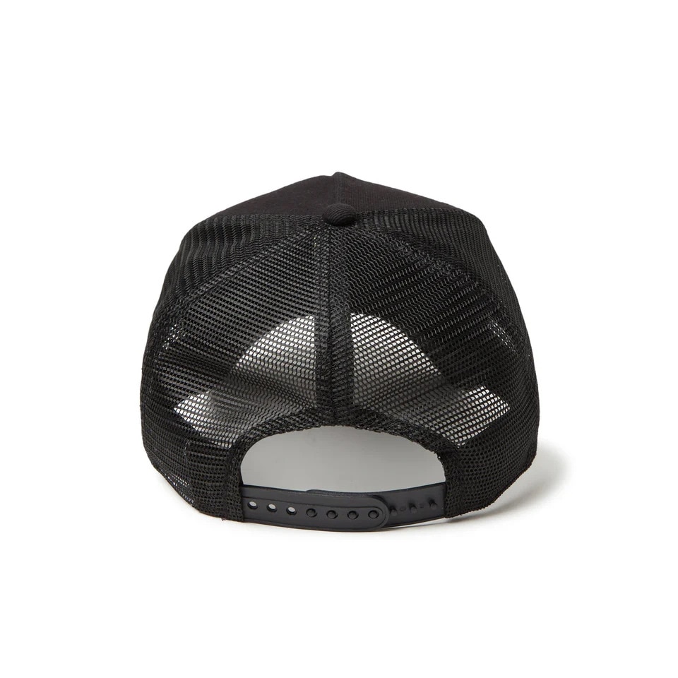 ニューエラ（NEW ERA）（メンズ、レディース）帽子 キャップ 9FORTY A-Frame トラッカー Damaged Series ロサンゼルス・ドジャース 黒 14388620