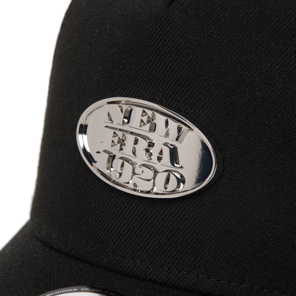 ニューエラ（NEW ERA）（メンズ、レディース）帽子 キャップ 9FORTY A-Frame トラッカー Metal Plate 14388621 サイズ調整可 通気性 メッシュ 日除け スト系