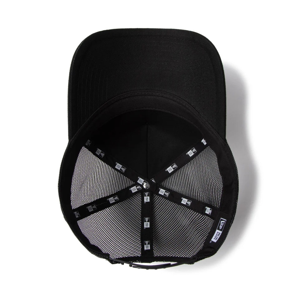 ニューエラ（NEW ERA）（メンズ、レディース）帽子 キャップ 9FORTY A-Frame トラッカー Metal Plate 14388622 サイズ調整可 通気性 メッシュ 日除け スト系