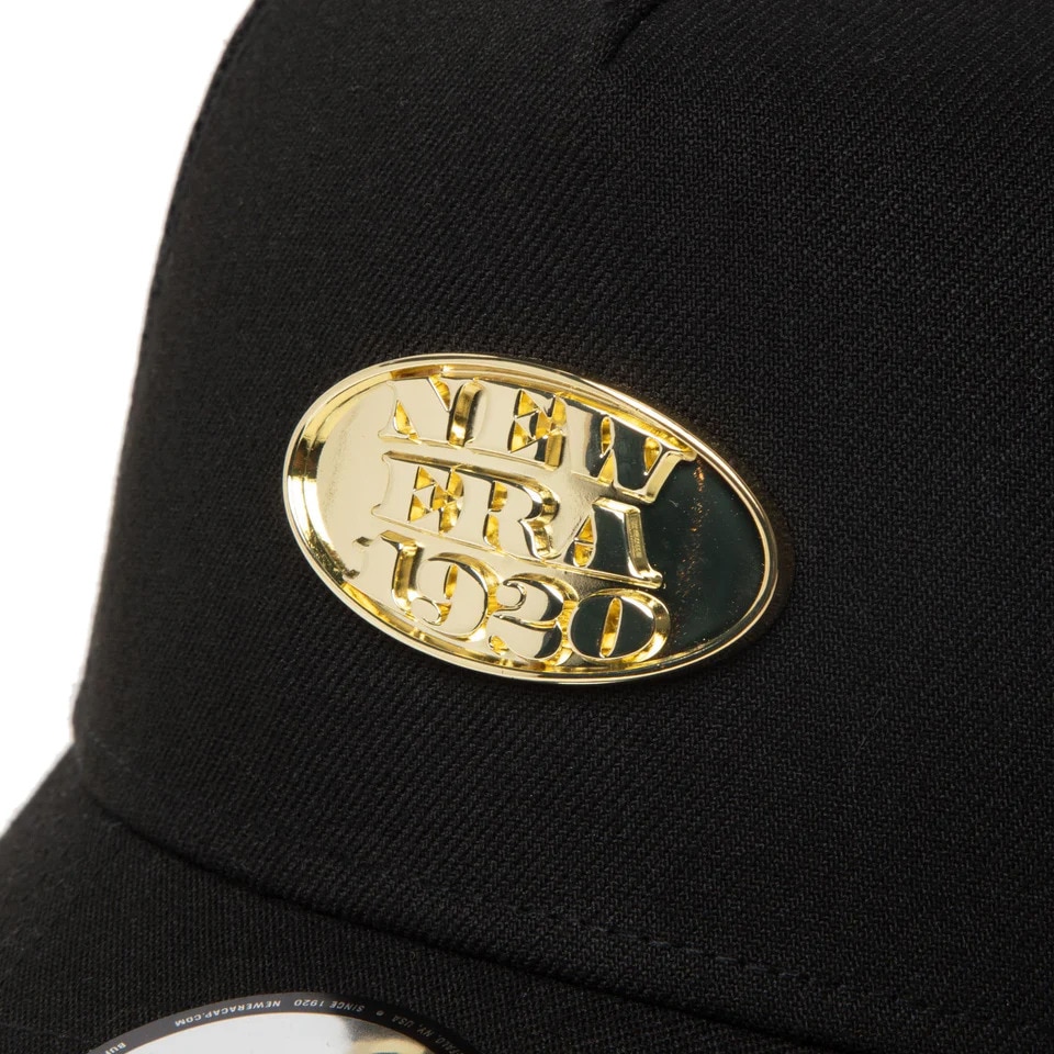 ニューエラ（NEW ERA）（メンズ、レディース）帽子 キャップ 9FORTY A-Frame トラッカー Metal Plate 14388622 サイズ調整可 通気性 メッシュ 日除け スト系