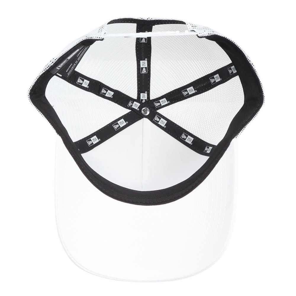 ニューエラ（NEW ERA）（メンズ、レディース）メッシュキャップ 9FORTY A-Frame トラッカー Metal Flag 白 14388623  メッシュキャップ サイズ調整