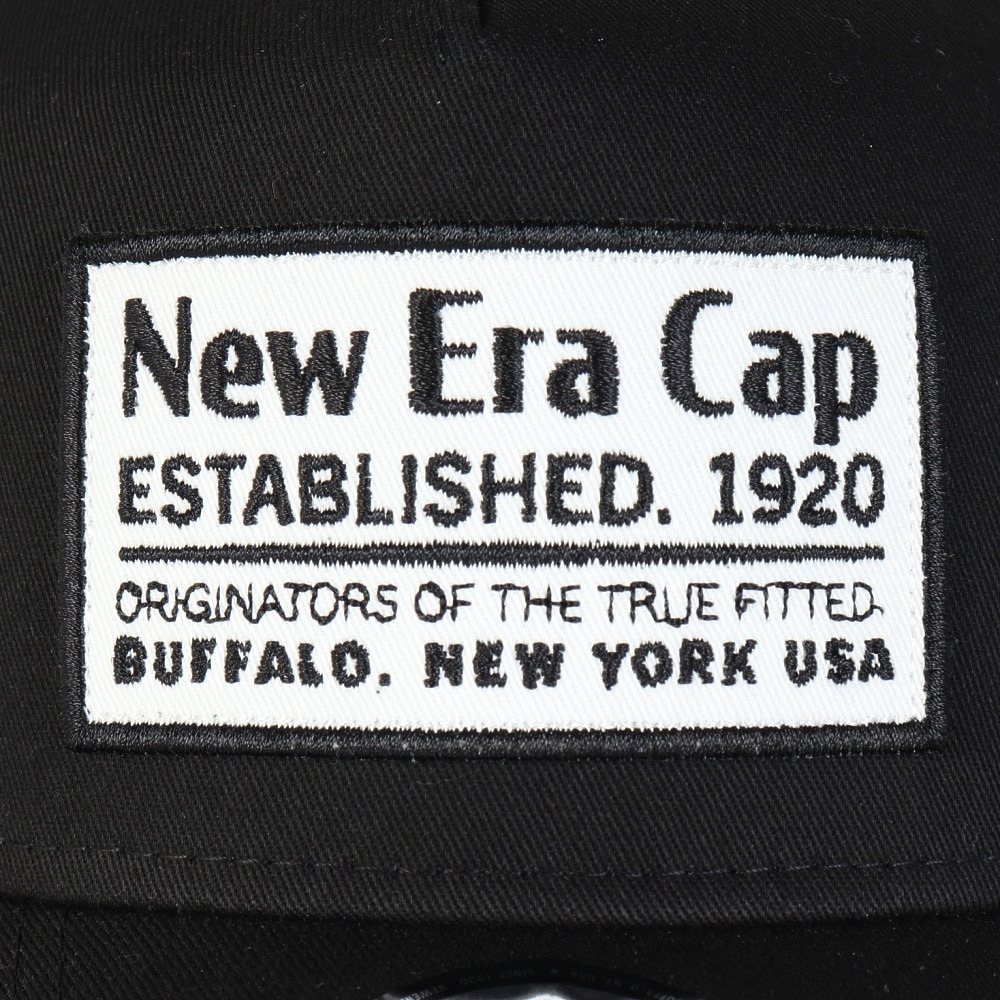 ニューエラ（NEW ERA）（メンズ、レディース）帽子 キャップ 9FORTY A-Frame トラッカー メッシュ 黒 14388625 メッシュ 通気性 サイズ調整可 日除け スト系