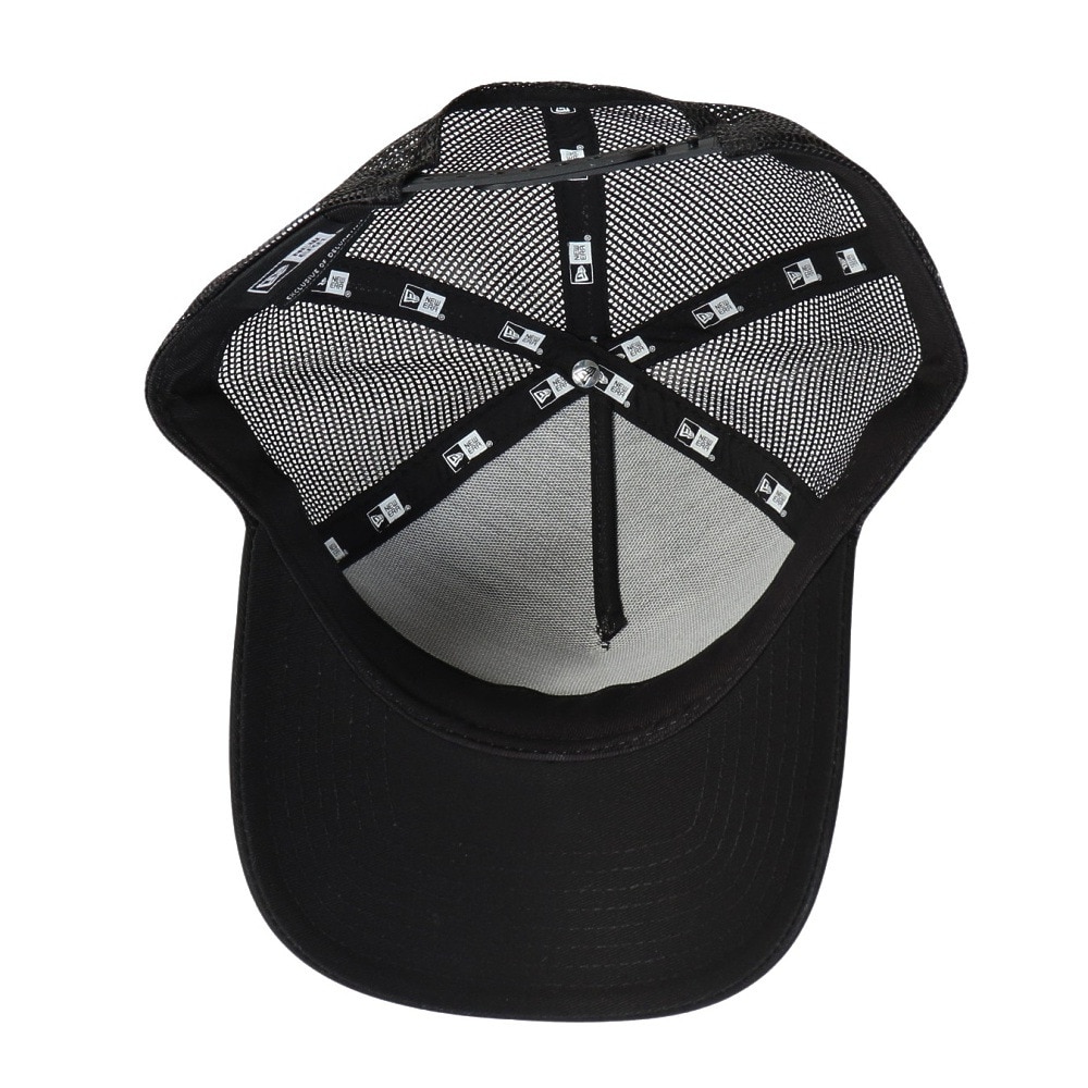 ニューエラ（NEW ERA）（メンズ、レディース）帽子 キャップ 9FORTY A-Frame トラッカー メッシュ 黒 14388625 メッシュ 通気性 サイズ調整可 日除け スト系