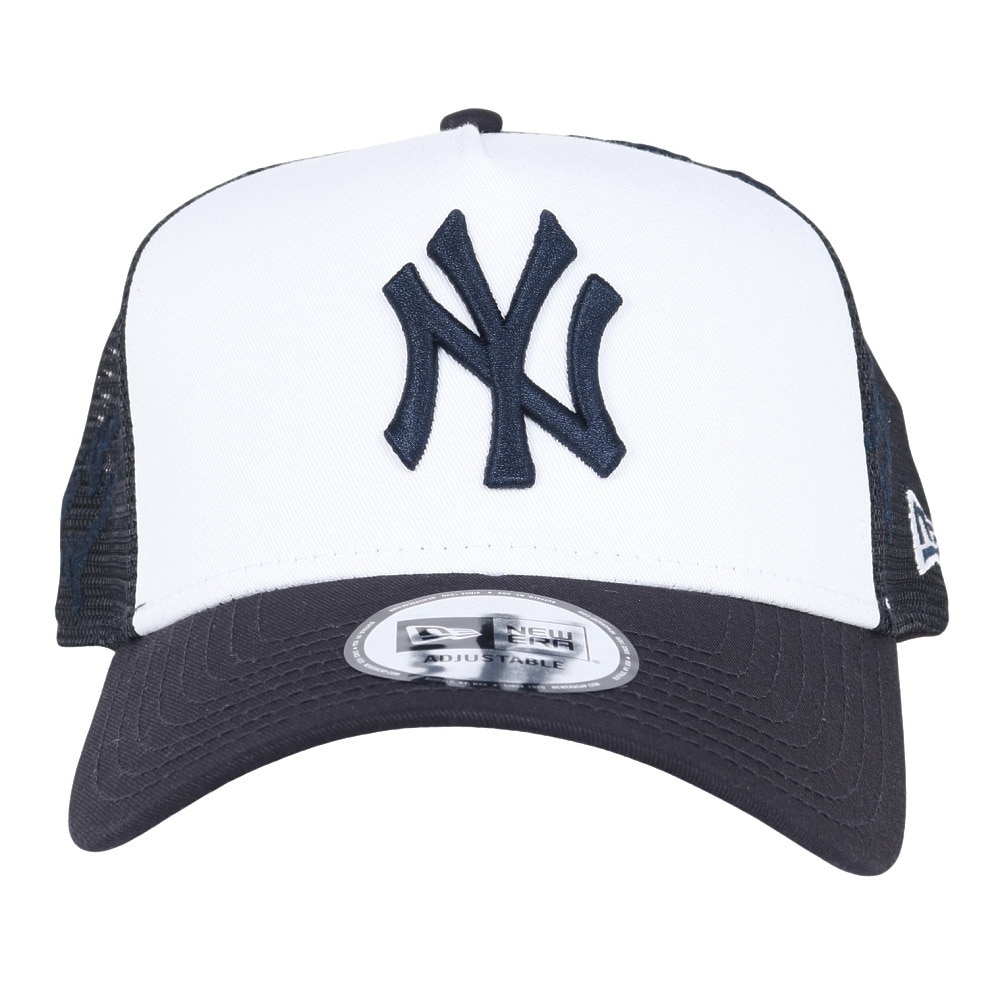 ニューエラ（NEW ERA）（メンズ、レディース）帽子 キャップ 9FORTY A-Frame トラッカー MLB Mesh Embroidery ニューヨーク・ヤンキース 紺 56-60cm 14388626