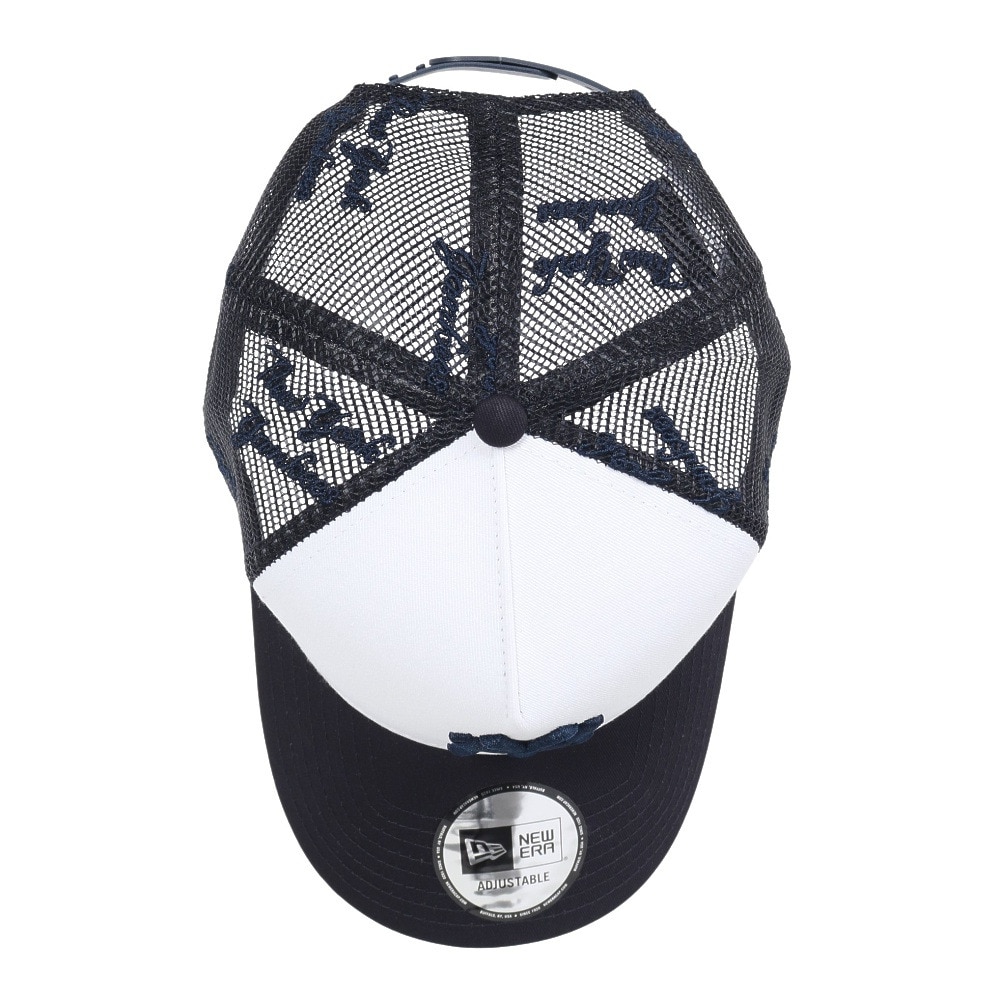 ニューエラ（NEW ERA）（メンズ、レディース）帽子 キャップ 9FORTY A-Frame トラッカー MLB Mesh Embroidery ニューヨーク・ヤンキース 紺 56-60cm 14388626