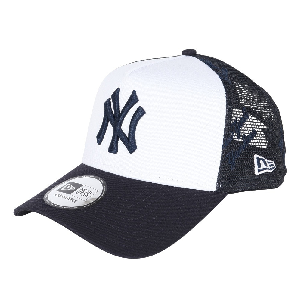 ニューエラ（NEW ERA）（メンズ、レディース）帽子 キャップ 9FORTY A-Frame トラッカー MLB Mesh Embroidery ニューヨーク・ヤンキース 紺 56-60cm 14388626