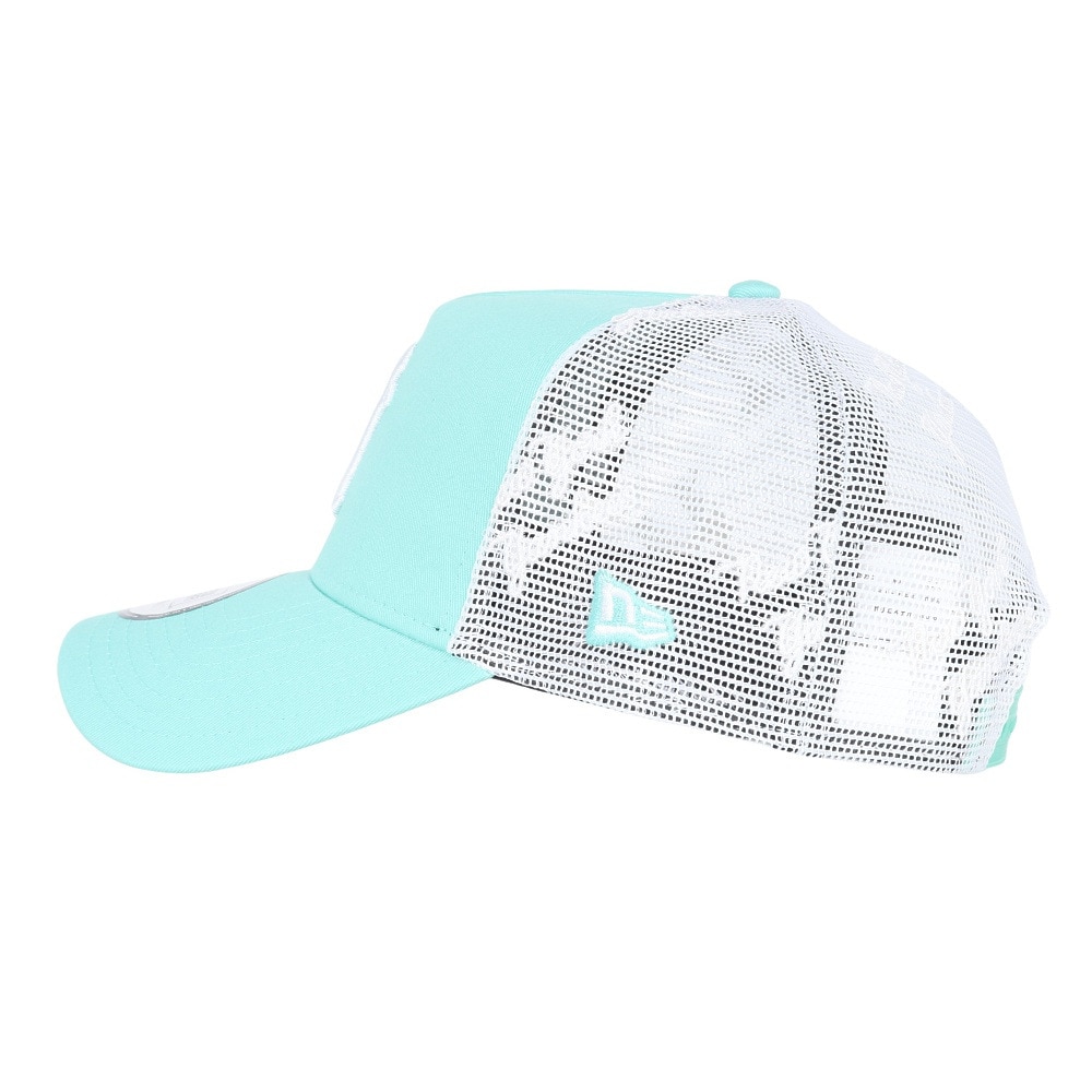 ニューエラ（NEW ERA）（メンズ、レディース）帽子 キャップ 9FORTY A-Frame トラッカー MLB Mesh Embroidery ニューヨーク・ヤンキース 水色 56-60cm 14388627 スポーツキャップ