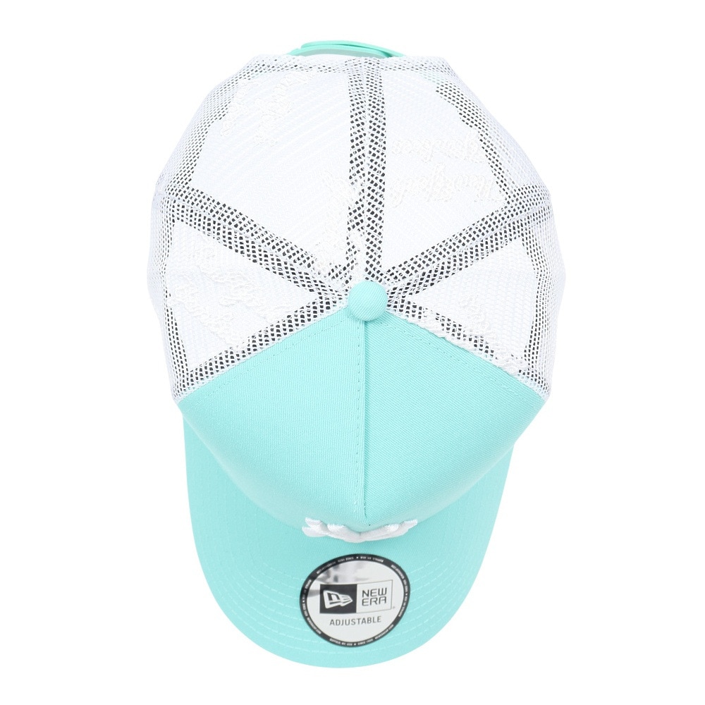 ニューエラ（NEW ERA）（メンズ、レディース）帽子 キャップ 9FORTY A-Frame トラッカー MLB Mesh Embroidery ニューヨーク・ヤンキース 水色 56-60cm 14388627 スポーツキャップ