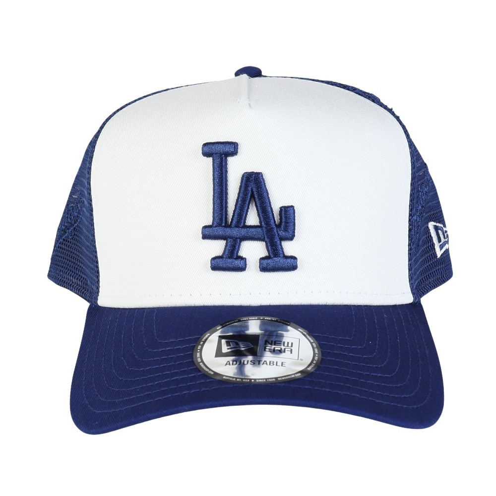 ニューエラ（NEW ERA）（メンズ、レディース）帽子 キャップ 9FORTY A-Frame トラッカー MLB Mesh Embroidery ロサンゼルス・ドジャース 青 56-60cm 14388628 スポーツキャップ
