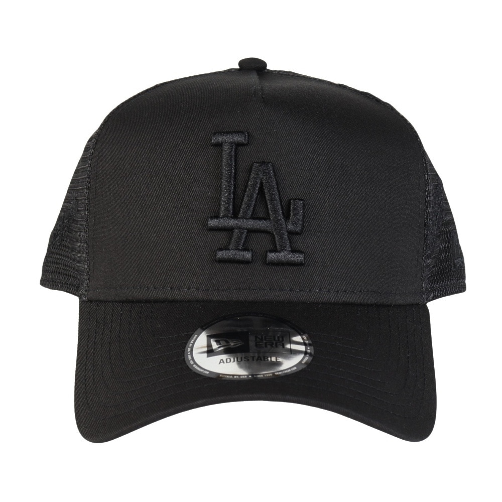 ニューエラ（NEW ERA）（メンズ、レディース）帽子 キャップ 9FORTY A-Frame トラッカー MLB Mesh Embroidery ロサンゼルス・ドジャース 黒 56-60cm 14388629 スポーツキャップ