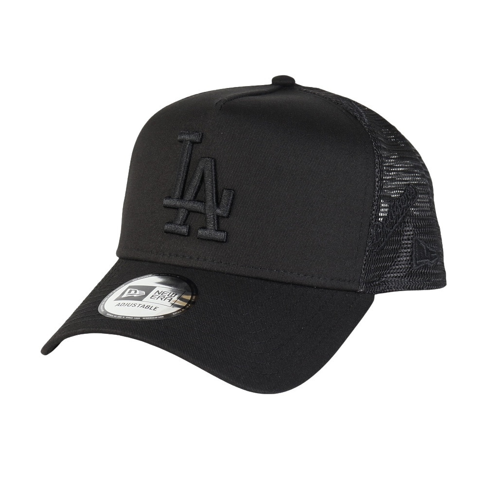 ニューエラ（NEW ERA）（メンズ、レディース）帽子 キャップ 9FORTY A-Frame トラッカー MLB Mesh Embroidery ロサンゼルス・ドジャース 黒 56-60cm 14388629 スポーツキャップ