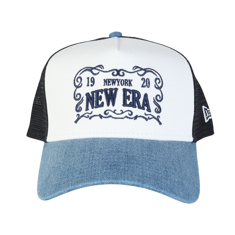ニューエラ（NEW ERA）（メンズ、レディース）帽子 キャップ 9FORTY A-Frame Frame Logo デニム 56-60cm 14388634 スポーツキャップ ランニングキャップ 日差し対策 暑さ対策
