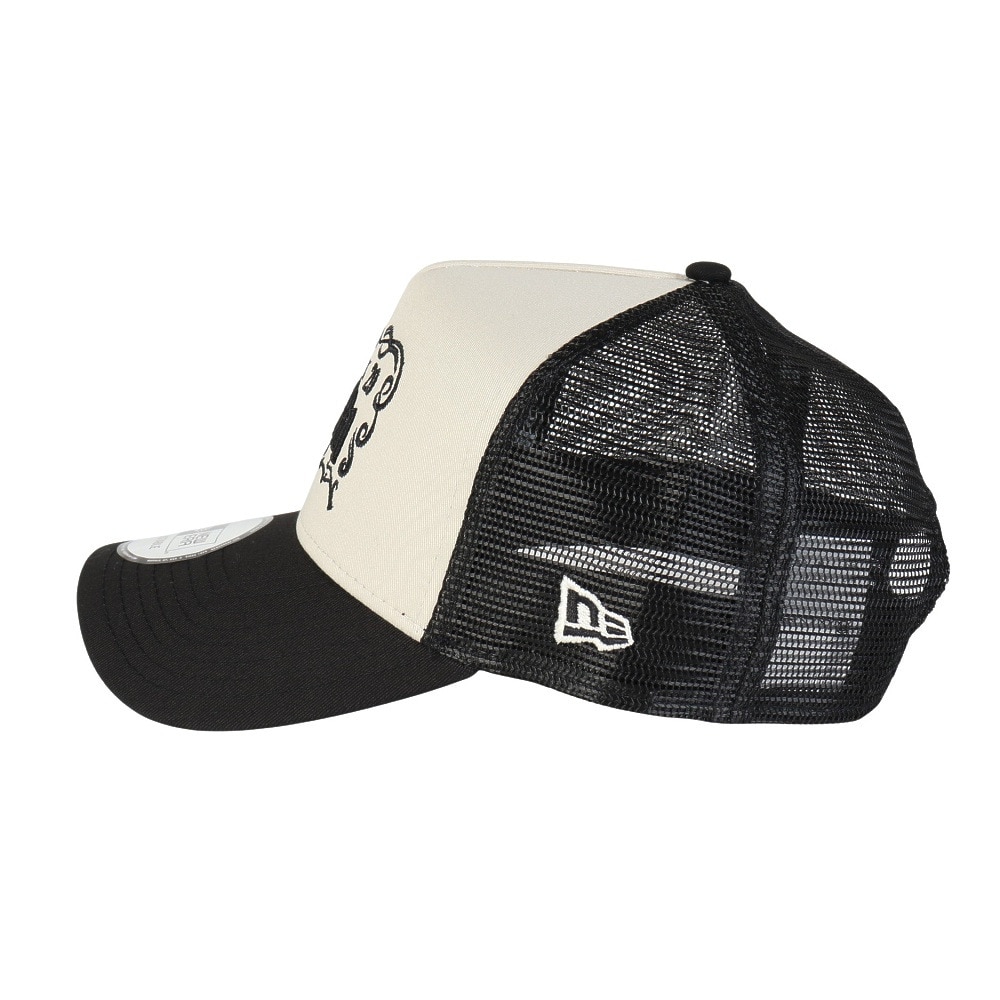 ニューエラ（NEW ERA）（メンズ、レディース）帽子 キャップ 9FORTY A-Frame Frame Logo 白×黒 56-60cm 14388636 スポーツキャップ ランニングキャップ 日差し対策 暑さ対策