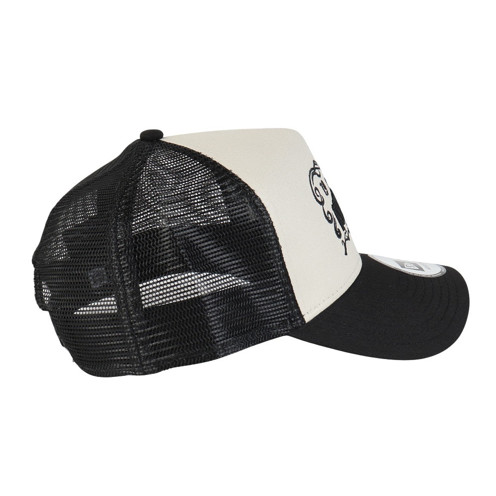 ニューエラ（NEW ERA）（メンズ、レディース）帽子 キャップ 9FORTY A-Frame Frame Logo 白×黒 56-60cm 14388636 スポーツキャップ ランニングキャップ 日差し対策 暑さ対策