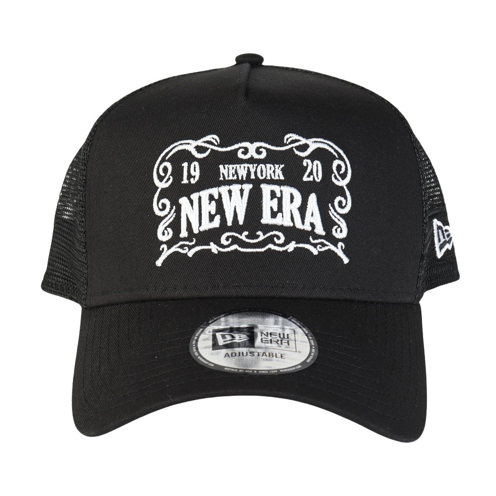 ニューエラ（NEW ERA）（メンズ、レディース）帽子 キャップ 9FORTY A-Frame Frame Logo 黒 56-60cm 14388637 日差し対策 暑さ対策