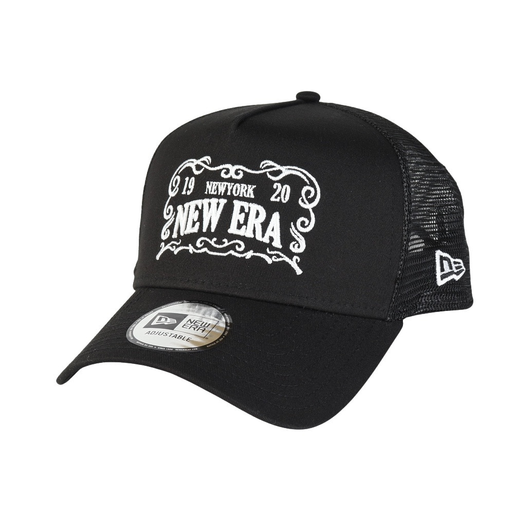ニューエラ（NEW ERA）（メンズ、レディース）帽子 キャップ 9FORTY A-Frame Frame Logo 黒 56-60cm 14388637 日差し対策 暑さ対策