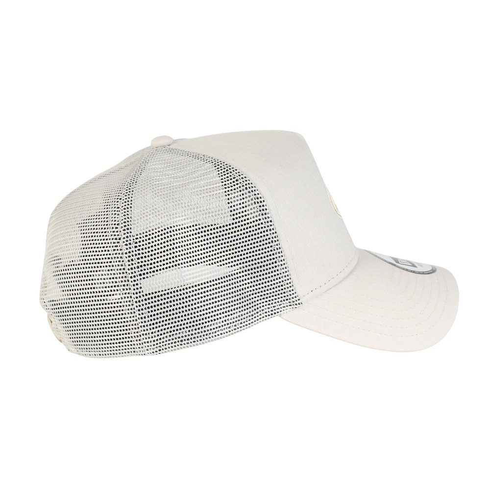 ニューエラ（NEW ERA）（メンズ、レディース）帽子 キャップ 940 A-Frame トラッカー コットン Flax オーバルロゴ 14388644 通気性 メッシュ おしゃれ スト系