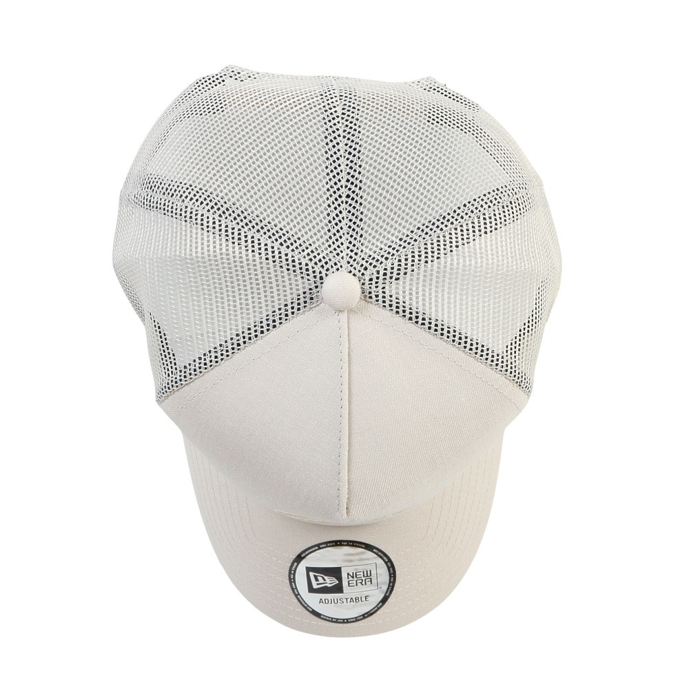 ニューエラ（NEW ERA）（メンズ、レディース）帽子 キャップ 940 A-Frame トラッカー コットン Flax オーバルロゴ 14388644 通気性 メッシュ おしゃれ スト系