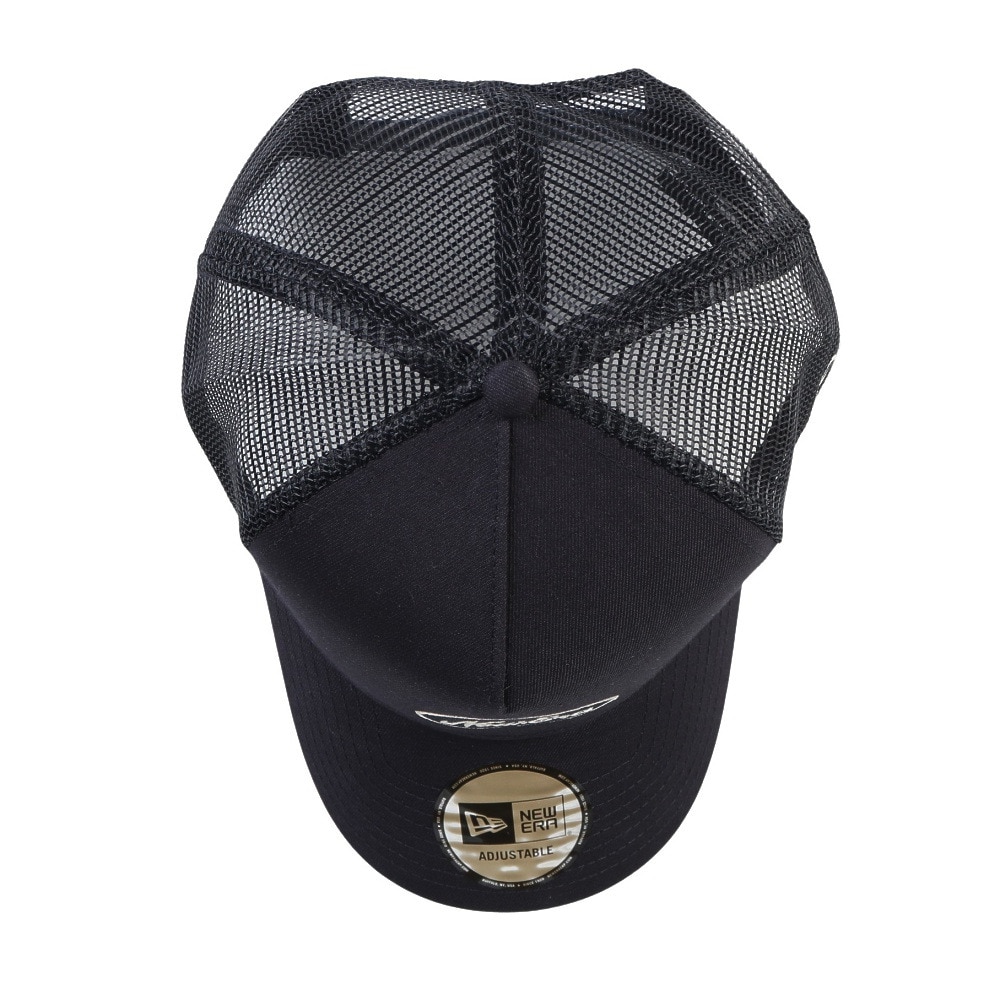 ニューエラ（NEW ERA）（メンズ、レディース）帽子 キャップ 940 A-Frame トラッカー コットン Flax オーバルロゴ 紺 14388645 メッシュ おしゃれ スト系