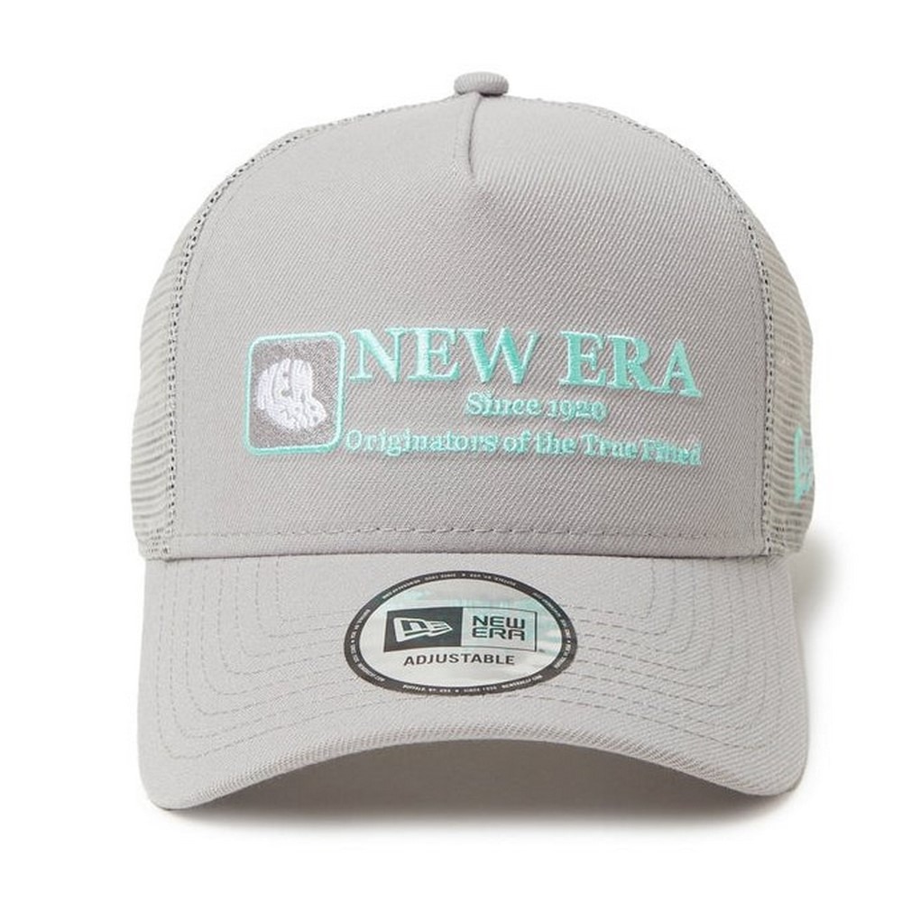 ニューエラ（NEW ERA）（メンズ、レディース）帽子 9FORTY A-Frame トラッカー キャップ Logo GRY グレー 56-60cm 14388649 スポーツキャップ