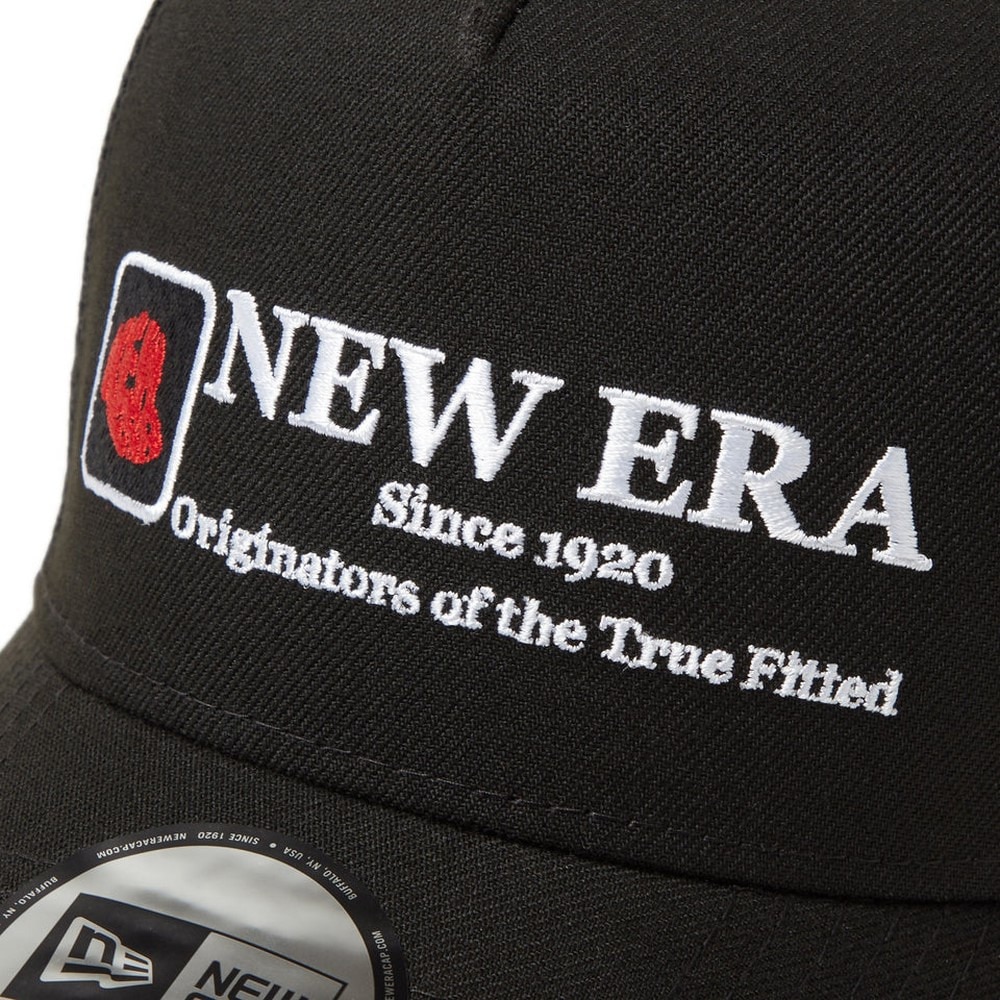 ニューエラ（NEW ERA）（メンズ、レディース）9FORTY A-Frame トラッカー キャップ Logo BLK 14388652