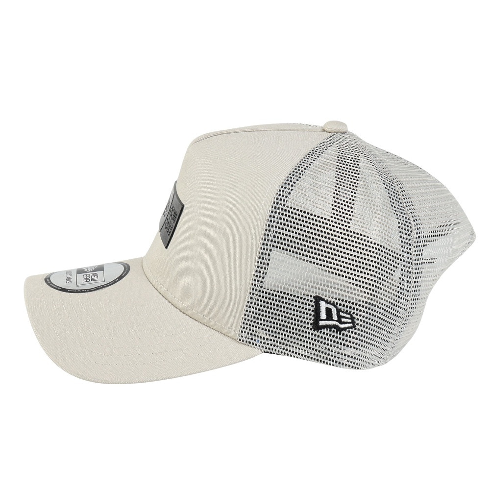 ニューエラ（NEW ERA）（メンズ、レディース）帽子 9FORTY A-Frame トラッカー  Box Logo TPUロゴ  オフホワイト 14388655 キャップ メッシュ おしゃれ 