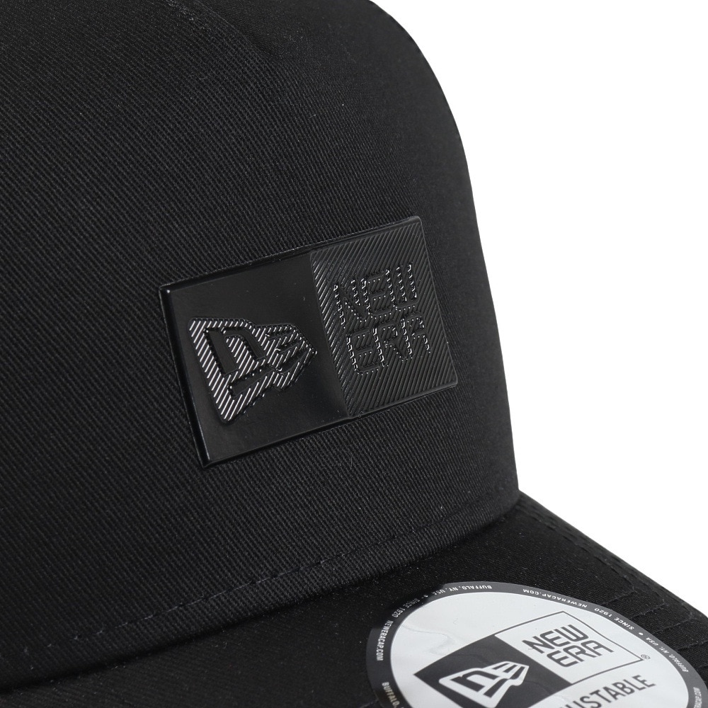 ニューエラ（NEW ERA）（メンズ、レディース）帽子 9FORTY A-Frame トラッカー  Box Logo TPUロゴ  黒 14388658 キャップ メッシュ おしゃれ 