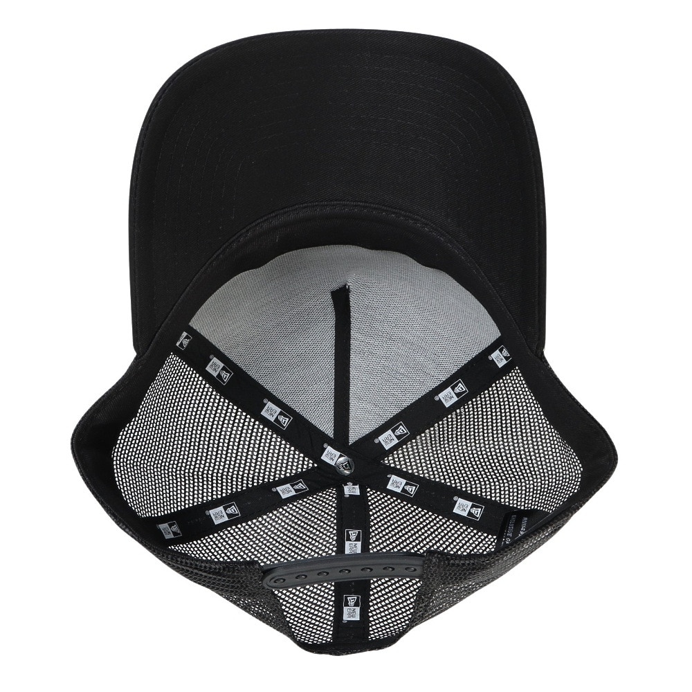 ニューエラ（NEW ERA）（メンズ、レディース）帽子 9FORTY A-Frame トラッカー  Box Logo TPUロゴ  黒 14388658 キャップ メッシュ おしゃれ 