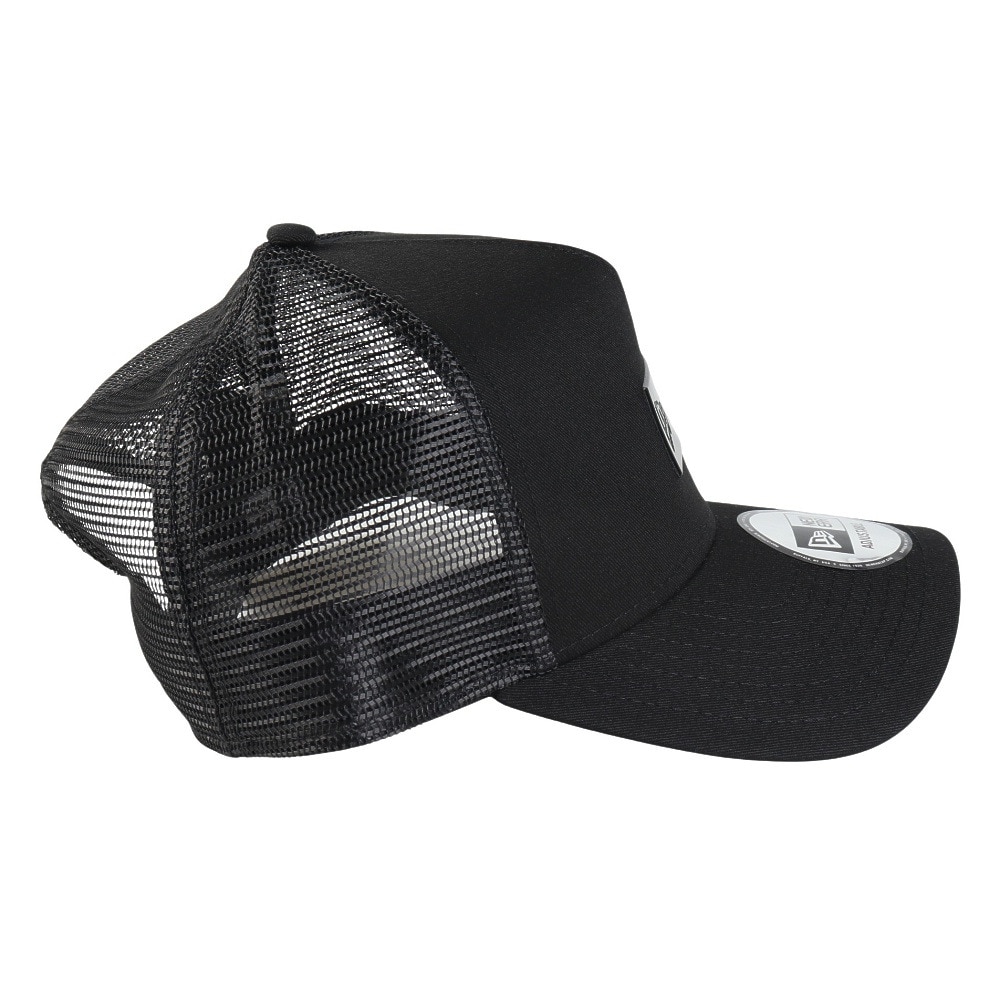 ニューエラ（NEW ERA）（メンズ、レディース）帽子 9FORTY A-Frame トラッカー  Box Logo TPUロゴ  黒 14388658 キャップ メッシュ おしゃれ 
