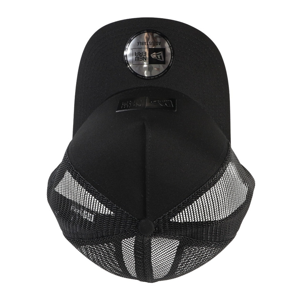 ニューエラ（NEW ERA）（メンズ、レディース）帽子 9FORTY A-Frame トラッカー  Box Logo TPUロゴ  黒 14388658 キャップ メッシュ おしゃれ 