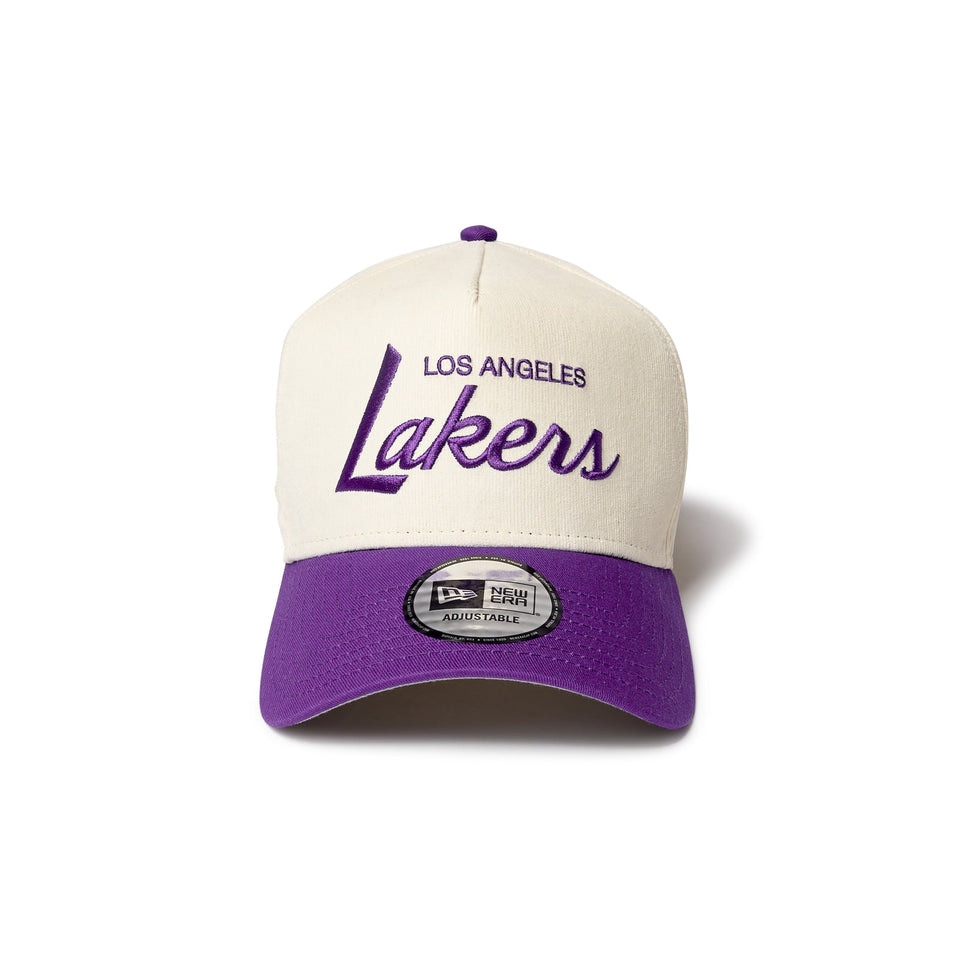 ニューエラ（NEW ERA）（メンズ、レディース）キャップ 9FORTY A-Frame Summer Corduroy ロサンゼルス・レイカーズ 14388661