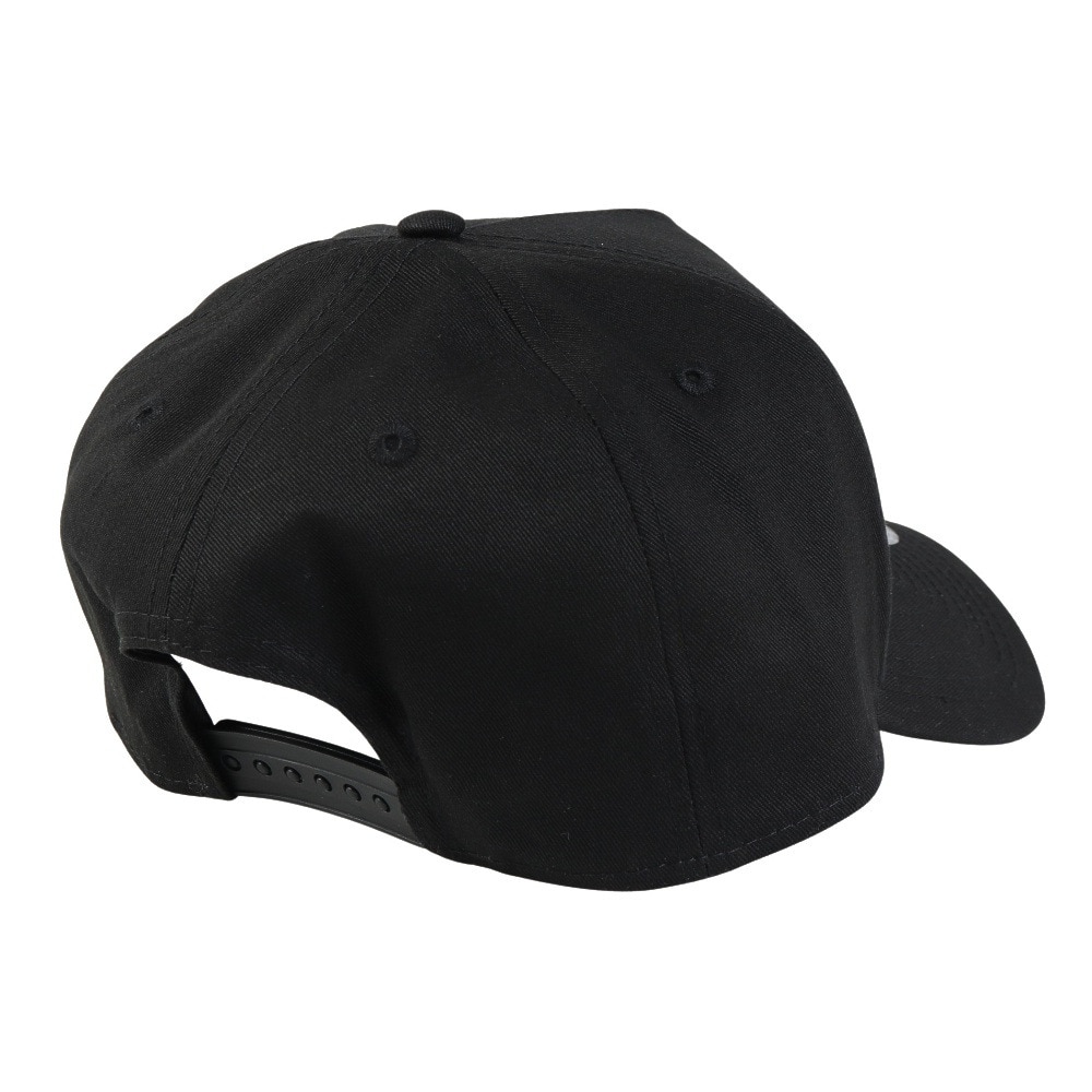 ニューエラ（NEW ERA）（メンズ、レディース）帽子 9FORTY A-Frame Metal Flag ブラック ウーブンパッチ キャップ 14388670